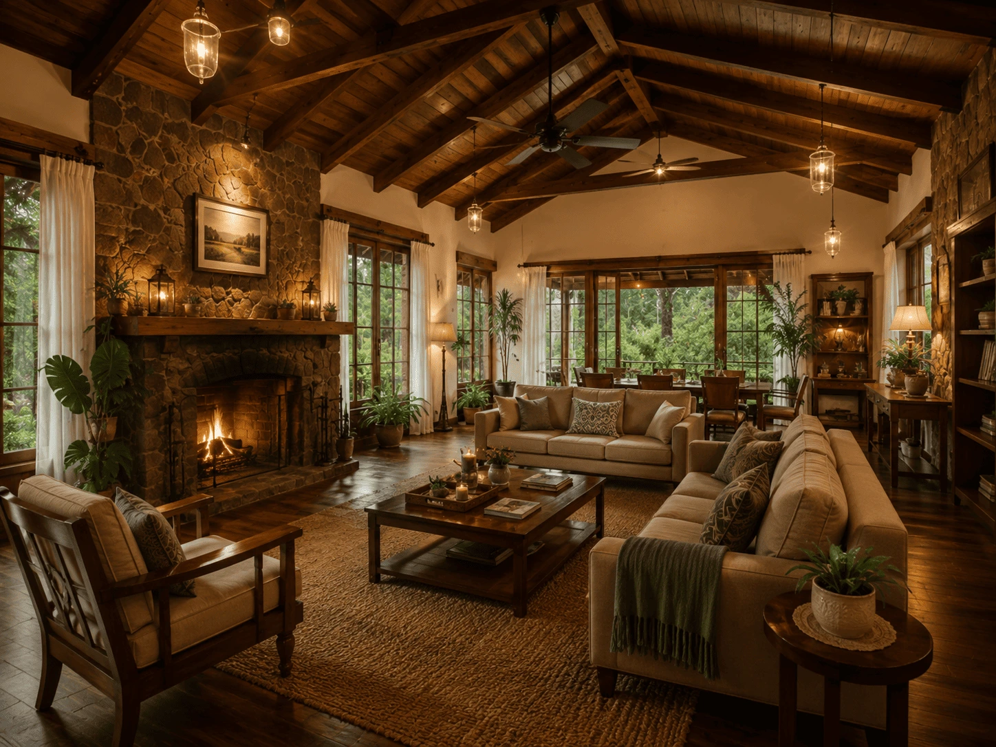 Premium home interior for guest-ready property